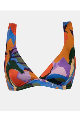 Μαγιό top Rock Club - Midnight print - Bikini για μεγάλο στήθος - Cup C D