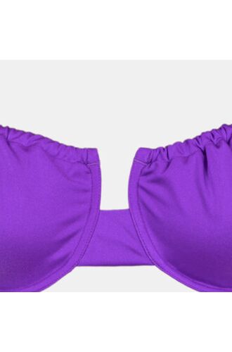 Μαγιό top Rock Club - Μωβ Bikini - Χωρίς Ενίσχυση - Cup B C