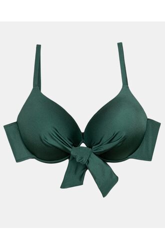 Μαγιό top Rock Club - Plus Size - Κυπαρισσί Bikini - Cup D E