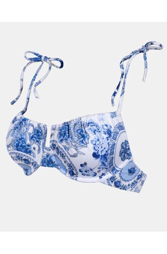 Μαγιό top Rock Club - Porcelain print - Bikini Χωρίς Ενίσχυση - Cup B C