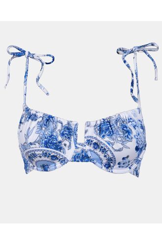 Μαγιό top Rock Club - Porcelain print - Bikini Χωρίς Ενίσχυση - Cup B C