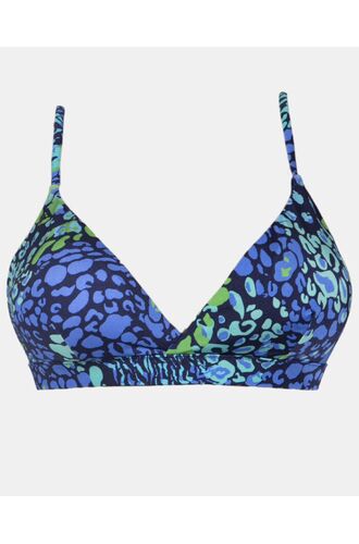 Μαγιό top Rock Club - Spring print - Bikini Τρίγωνο με Λάστιχο - Cup C D