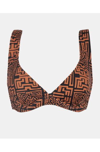 Μαγιό top Rock Club - Totem print - Bikini για μεγάλο στήθος - Cup C D