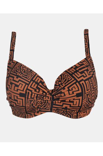 Μαγιό top Rock Club - Totem print - Bikini για μεγάλο στήθος - Cup D E