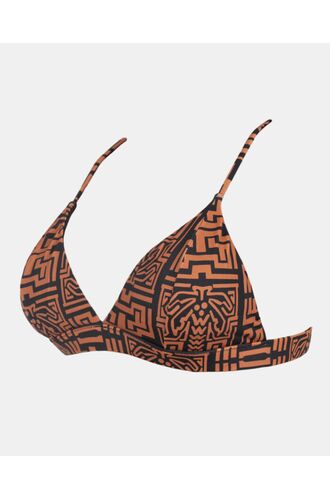 Μαγιό top Rock Club - Totem print - Bikini Τρίγωνο με Λάστιχο - Cup C