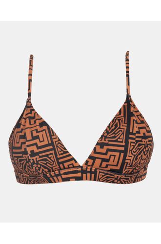 Μαγιό top Rock Club - Totem print - Bikini Τρίγωνο με Λάστιχο - Cup C