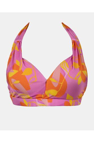 Μαγιό top Τρίγωνο Rock Club - Bubble print - Bikini για μεγάλο στήθος - Cup E