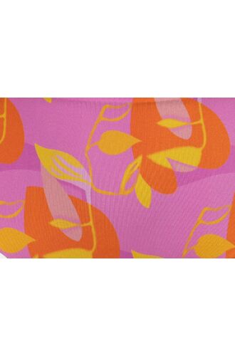 Μαγιό Plus Size τρίγωνο Rock Club - Bubble print - Τοπ Bikini