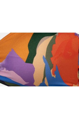 Μαγιό slip Rock Club Panther - Ψηλό κόψιμο - Midnight Print - V σλιπ