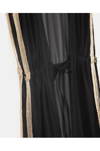 Γυναικείο Beachwear Rock Club - Τουνίκ διάφανη - Μαύρο