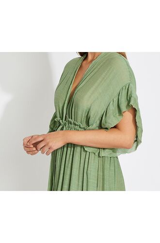 Γυναικείο Beachwear Selmark - Τουνίκ μακριά - Μέντα