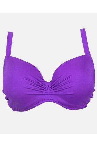 Μαγιό σουτιέν Rock Club - Μεγάλο στήθος - Μωβ Bikini - Cup D E