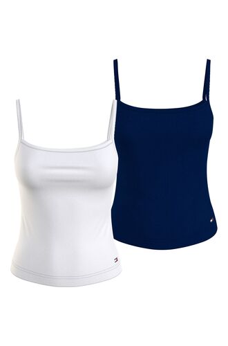 Γυναικείο Φανελάκι Tommy Hilfiger - Βαμβακερό - Ψιλή Τιράντα - 2Pack