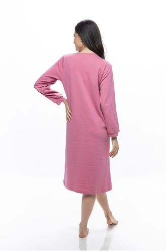 Γυναικείο νυχτικό Galaxy - Ροζ Midi - Plus Size