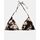 Μαγιό τρίγωνο Rock Club - Peony print - Τοπ Bikini - Plus Size