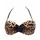 Μαγιό Strapless Rock Club - Animal print - Bikini push-up - Cup B