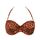 Μαγιό Strapless Rock Club - Wild print - Bikini push-up - Cup B