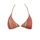 Μαγιό τρίγωνο Rock Club - Κοραλί Ριγέ Lurex - Τοπ Bikini - Cup B/C