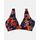 Γυναικείο Μαγιό Crop Top Rock Club - Orchid Bikini κρουαζέ - Plus Size - Lycra