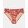 Γυναικείο Μαγιό slip Plus Size Rock Club - Corals print - Μπικίνι με σούρες - Lycra