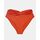 Γυναικείο Μαγιό slip Plus Size Rock Club - Ψηλόμεσο - Μπικίνι κρουαζέ - Terracotta - Lycra