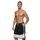 MED Ανδρικό Σορτς MARC - Μαύρο αθλητικό - Μπλε ρίγα - Regular Fit - Polyester