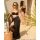 Γυναικείο Beachwear Rock Club - Φούστα παρεό - See-through Μαύρο - Regular Fit - Polyester