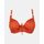 Γυναικείο Μαγιό top Rock Club - Terracotta - Bikini για μεγάλο στήθος - Regular Fit - Lycra - Cup E
