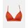 Γυναικείο Μαγιό top Rock Club - Terracotta - Bikini Τρίγωνο με Λάστιχο - Regular Fit - Lycra