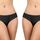 Γυναικείο boxer slip Walk - Μαύρο Brief από ίνες bamboo - 2 pack