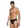 MED Ανδρικό slip EVAN - Μαύρο -  Fashion Μαύρο λάστιχο - Regular Fit - Modal