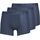 Ανδρικό Boxer Levi's - Fashion λάστιχο - Μπλε - 3 pack - Regular Fit - Cotton