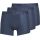 Ανδρικό Boxer Levi's - Fashion λάστιχο - Μπλε - 3 pack - Regular Fit - Cotton