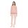 Γυναικεία Πυτζάμα Pink Label - Ροζ - Φλοράλ παντελόνι - Cotton - Regular Fit