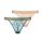 Dorina Γυναικείο String VERA - 1+1 ΔΩΡΟ - Μπεζ & Πράσινο - 2 Pack - Polyamide - Regular Fit