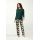 Γυναικεία Πυτζάμα Vamp - Κυπαρισσί - Patchwork  print - Regular Fit - Viscose