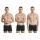 Ανδρικό boxer Walk - Μαύρο - Fashion λάστιχο με logo - 3 pack - Cotton - Regular Fit