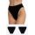 Γυναικείο Brazil slip Minerva - Μαύρο - Ψηλόμεσο - 2 Pack - Regular Fit - Cotton