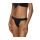 Γυναικείο String MED MONET - Μαύρο - Sexy slip - Regular Fit - Modal