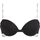 Γυναικείο Σουτιέν Calvin Klein - T-shirt Bra - Μαύρο - Λευκό λάστιχο - Cotton - Regular Fit
