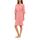 Γυναικεία Ρόμπα Pink Label - Σταυρωτή Dusty Pink - Μανίκι 3/4 - Cotton
