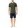 Ανδρική Καλοκαιρινή Πυτζάμα Ulisse - Oil Green V-NECK - Κοντό μανίκι - Cotton