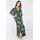 Καφτάνι Claire Katrania - Outwear μακρύ - Κοντομάνικο - Print παγώνι