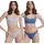 Γυναικείο brazil slip Walk με σχέδια - Brief από ίνες bamboo - 2 pack