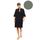 Γυναικείο Beachdress Pink Label -  Oil Green - Mini Φόρεμα - Regular Fit - Viscose