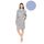 Γυναικεία Ρόμπα Pink Label - Κοντή - Blue Cloud - Viscose - Regular Fit