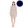 Γυναικεία Ρόμπα Pink Label - Κοντή - Yacht Blue - Bamboo - Regular Fit