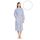Γυναικεία Ρόμπα Pink Label - Midi - Λευκή - Bamboo - Regular Fit