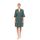 Γυναικεία Ρόμπα Pink Label - Σταυρωτή Dark Green - Μανίκι 3/4 - Cotton