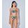 Lida Σετ Μαγιό - Color Print μπικίνι - Crop top με έναν ώμο - Ψηλόμεσο - Slip - Lycra - Regular Fit